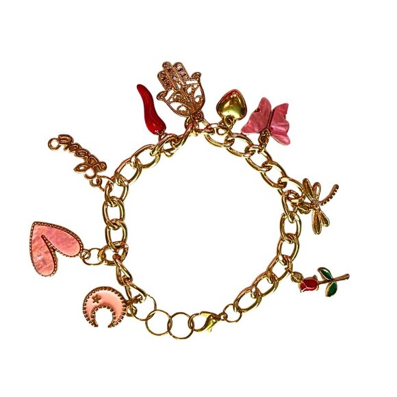 Pink Charm Bracelet - Picture 3 of 6